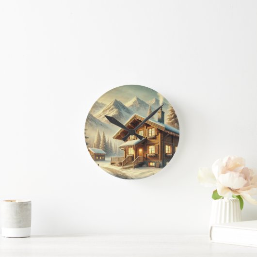 alpenbezwering ronde klok (Huis)