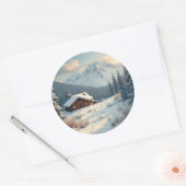 alpenbezwering ronde sticker (Envelop)