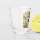 alpenbezwering shot glas (Links)