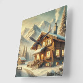 alpenbezwering vierkante klok (Hoek)