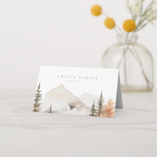 alpenbos plaatskaartje (Voorkant)