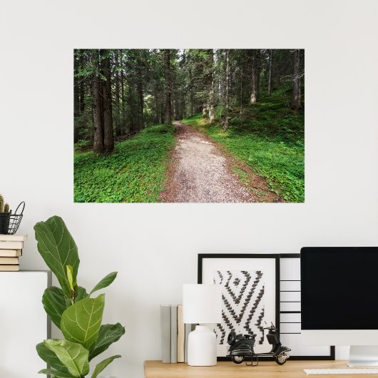 Alpenbos Poster (Thuiskantoor)