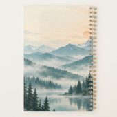 Alpene Morgen Bergen Planner (Achterkant)