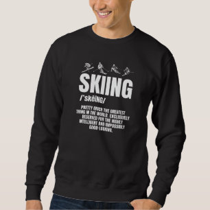 Alpene skislope afdaling skisport skiër sporten ge trui