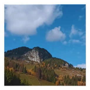 Alpene Zomer - Wilde Natuur uit Roemenië Perfect Poster