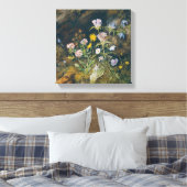 alpenflora | Theodor Petter Canvas Afdruk (Insitu (Slaapkamer))