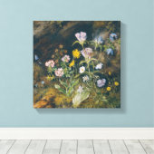 alpenflora | Theodor Petter Canvas Afdruk (Insitu (Houten vloer))