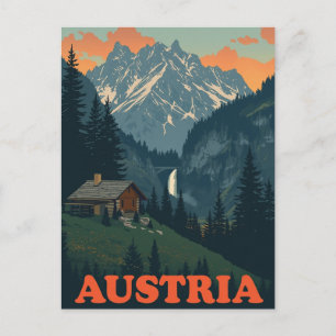 Alpengebergte Oostenrijk Briefkaart