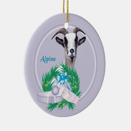 Alpengeit Wreath Holiday Ornament (Rechts)