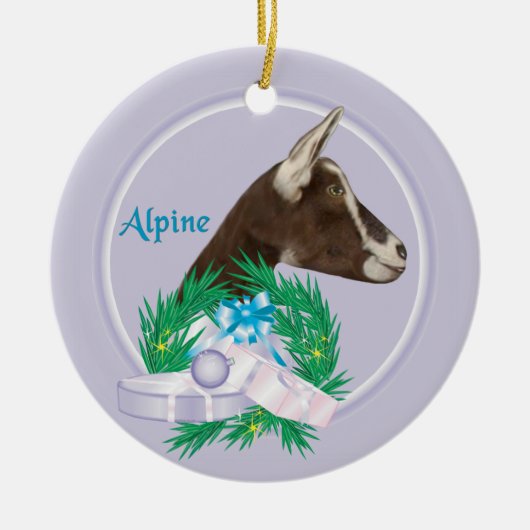 Alpengeit Wreath Holiday Ornament (Voorkant)