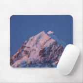 Alpengloed op Aoraki Mount Cook, Mackenzie 2 Muismat (Met muis)