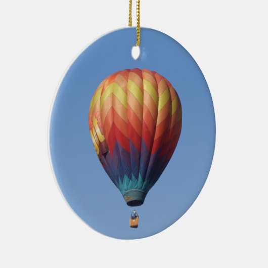 Alpenglow Hot Air ballonkerstversiering Keramisch Ornament (Rechts)