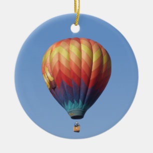 Alpenglow Hot Air ballonkerstversiering Keramisch Ornament