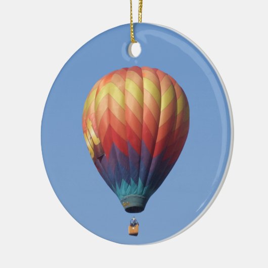 Alpenglow Hot Air ballonkerstversiering Keramisch Ornament (Links)
