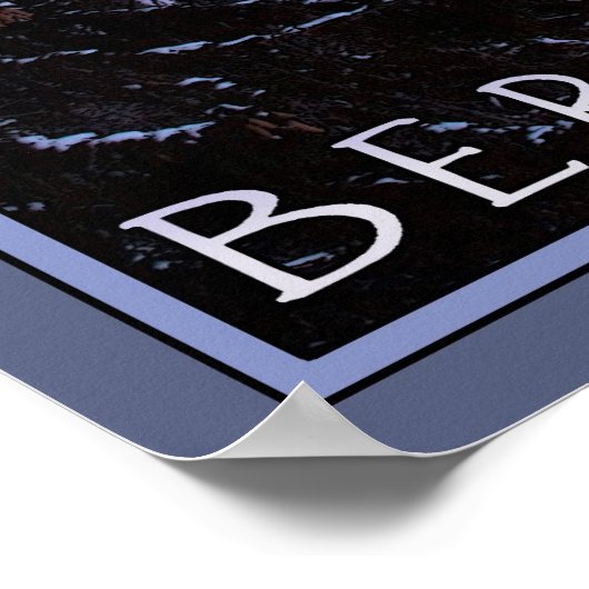 Alpenglow op Der Watzmann Poster (Hoek)