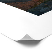 Alpenglow op Langen Peak Poster (Hoek)