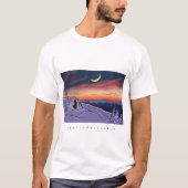 Alpenglow Sunset Mountain T-Shirt (Voorkant)