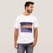 Alpenglow Sunset Mountain T-Shirt (Voorkant volledig)