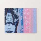 Alpenglow Winter Ski Snowboard puzzel (Horizontaal)