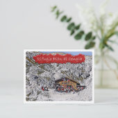 Alpenhut Pian di Cengia - Dolomiti - Briefkaart (Staand voorkant)