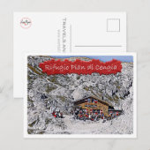 Alpenhut Pian di Cengia - Dolomiti - Briefkaart (Voorkant / Achterkant)