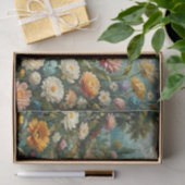 Alpenkasteel met bloemrijke weiden tissuepapier (Geschenk)