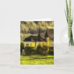 Alpenkerk van Gogh Kaart