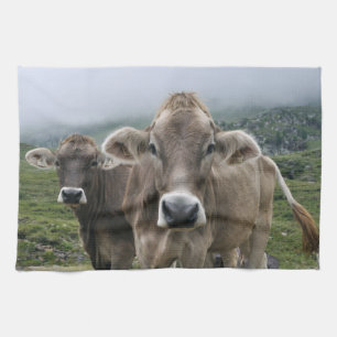 Alpenkoeien Theedoek