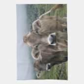 Alpenkoeien Theedoek (Verticaal)