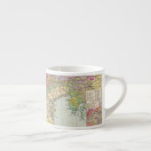 Alpenlander - Atlas-kaart van de Alpen Espresso Kop (Rechts)