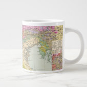 Alpenlander - Atlas-kaart van de Alpen Grote Koffiekop (Rechts)