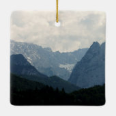 Alpenlandschap Natuur Foto Keramisch Ornament (Achterkant)