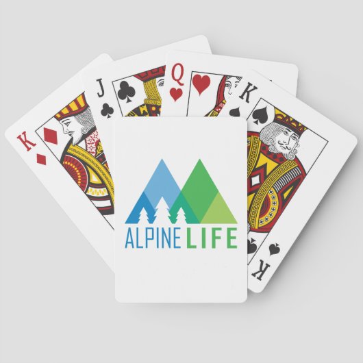 Alpenleven Pokerkaarten (Achterkant)