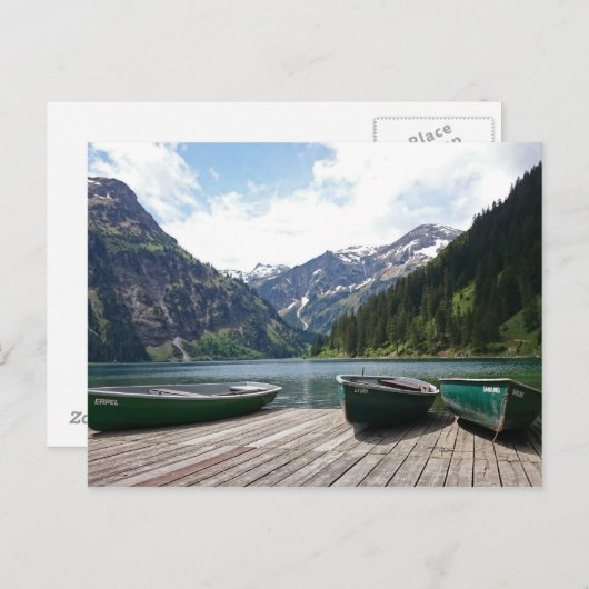 Alpenmeer Briefkaart (Voorkant / Achterkant)