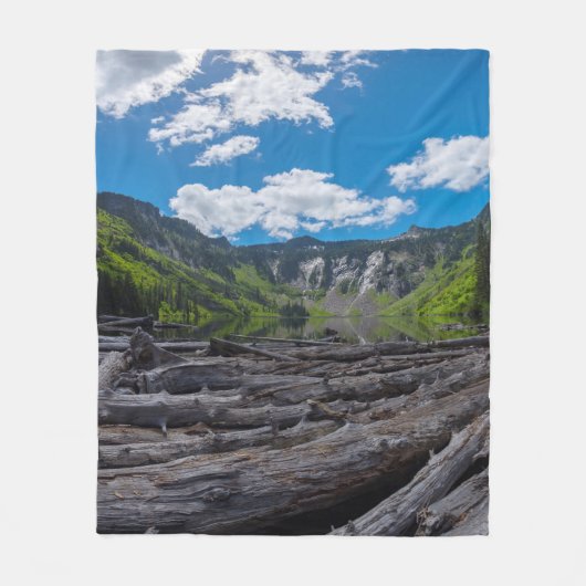 Alpenmeer Fleece Deken (Voorkant)