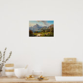 Alpenmeer  poster (Keuken)