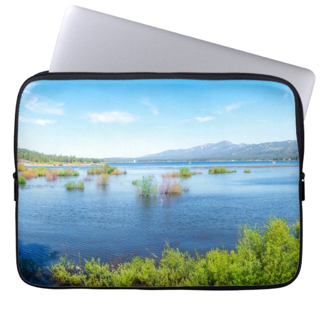 Alpenmeer Sereniteit Panorama Laptop Sleeve (Voorkant)