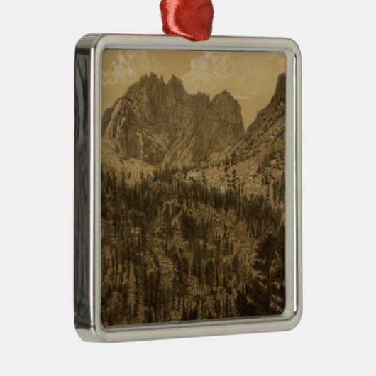 Alpenmeer, Sierra Nevada Metalen Ornament (Rechts)