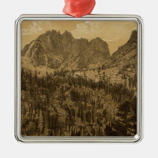 Alpenmeer, Sierra Nevada Metalen Ornament (Voorkant)