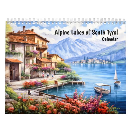 Alpenmeren van Zuid-Tirol - Kalender (Hoes)