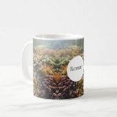 alpenplanten monogram mok (Voorkant links)