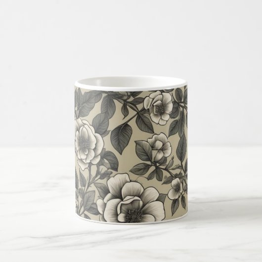 Alpenrose bloemenpatroon  koffiemok (Center)