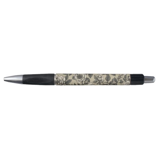 Alpenrose bloemenpatroon pen (Voorkant)