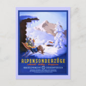 Alpensonderzuge, Duitsland Briefkaart (Voorkant)