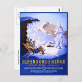 ALpensonderzuge, Duitsland Briefkaart (Voorkant / Achterkant)