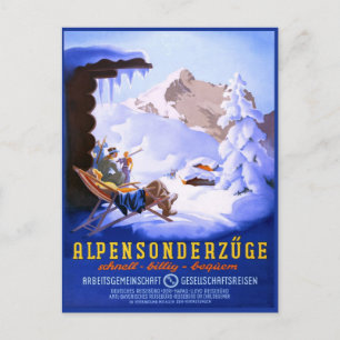 ALpensonderzuge, Duitsland Briefkaart