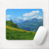 Alpenuitzicht in Zwitserland Muismat (Met muis)