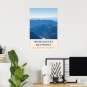Alpenvalleien van de Franse Alpen Poster (Thuiskantoor)