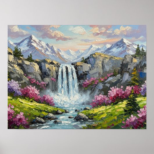 Alpenwatervalserenade Poster (Voorkant)