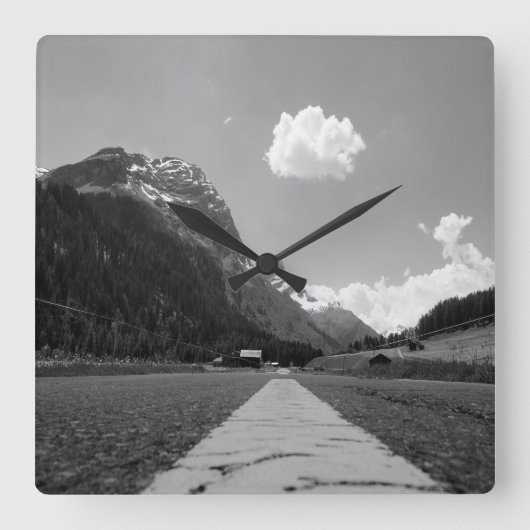 Alpenweg Vierkante Klok (Voorkant)